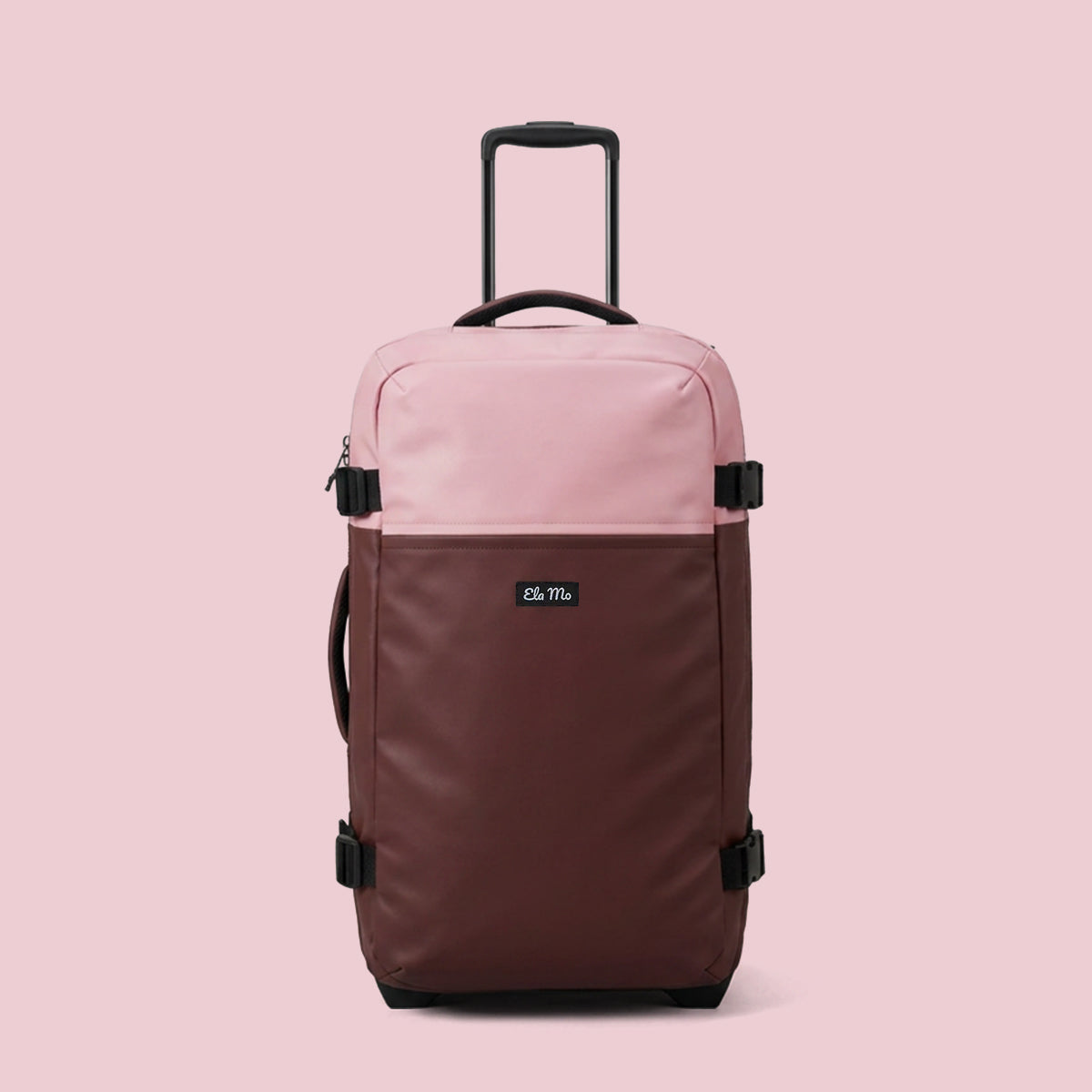 Ela Mo™ Reisetasche mit Rollen 78 Liter | Coated Edition Dark Berry
