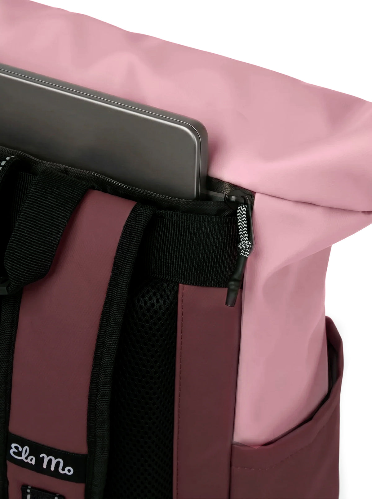 Ela Mo™ Rolltop Rucksack | Coated Edition Dark Berry