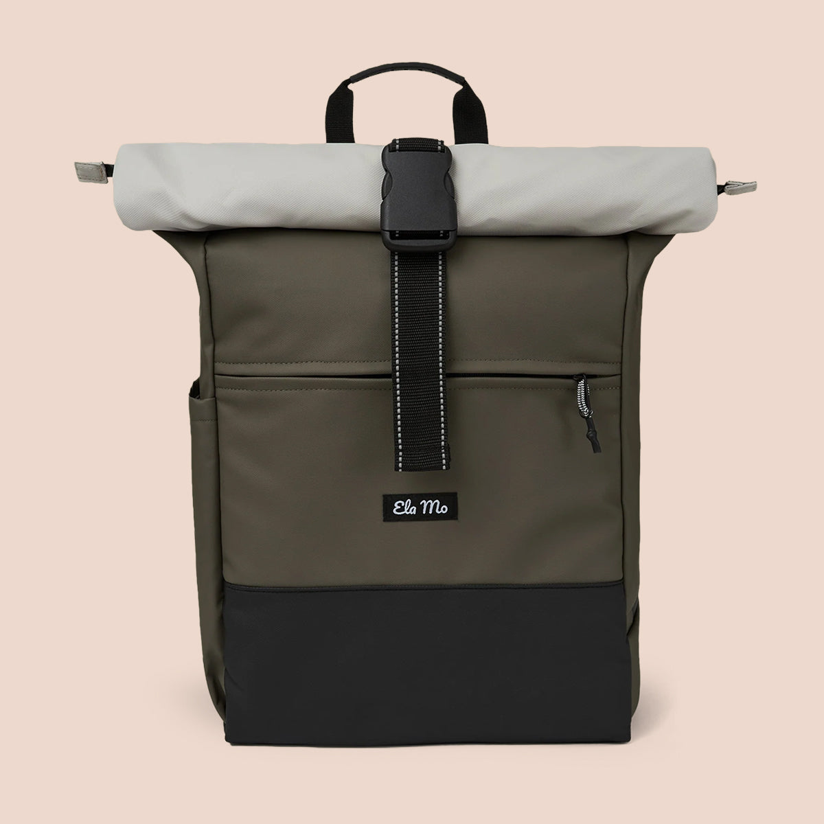 Ela Mo™ Rolltop Rucksack | Coated Edition Olive