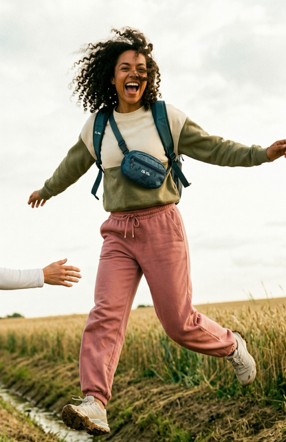 Ela Mo™ Active  Duo Rucksack + Hip Bag | Birds