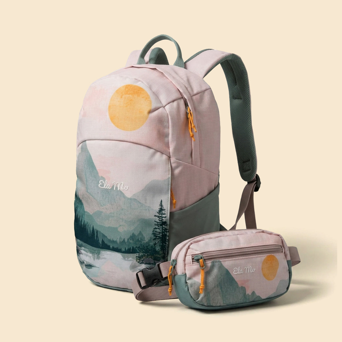 Ela Mo™ Active  Duo Rucksack + Hip Bag | Take me to