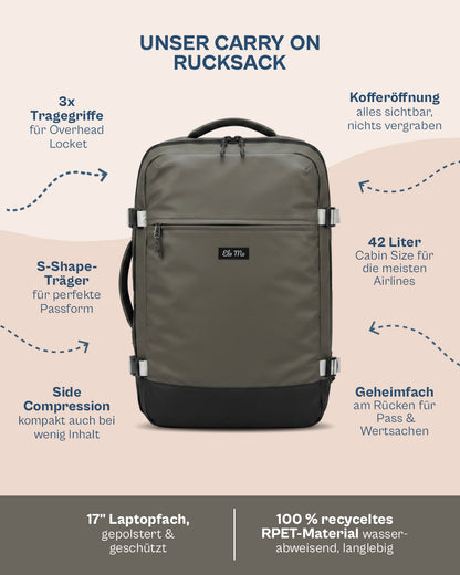Ela Mo™ Carry on | Coated Edition Olive