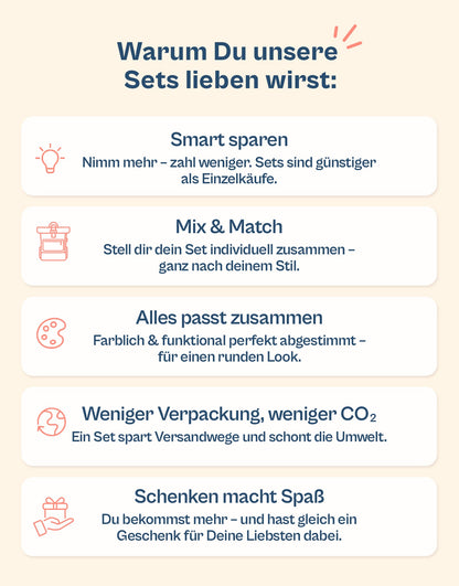 Ela Mo™ Everywhere Rucksack | Wunsch-Set