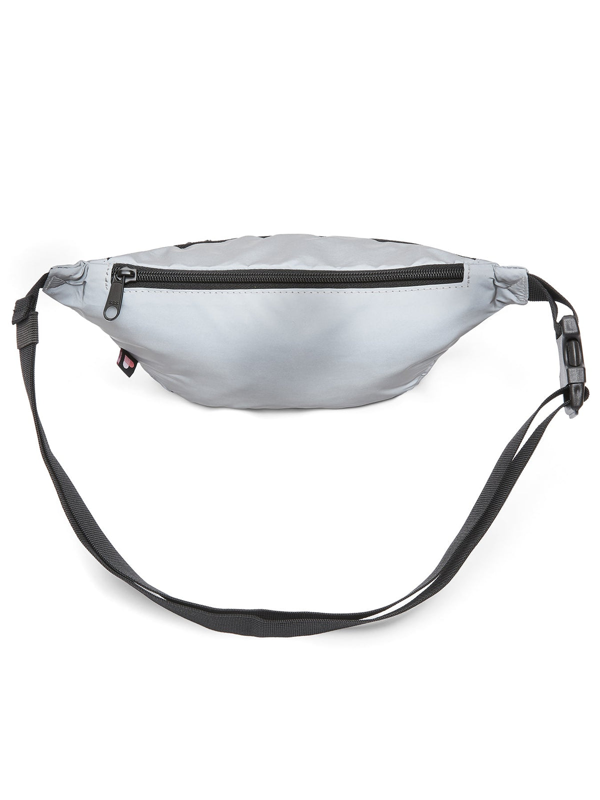 Ela Mo™ Hipbag  | Reflective. Ein Hipbag mit Klickverschluss am Gurtelriemen und Reißverschluss.