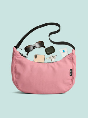 Ela Mo™ Moon Bag | Cherry (Coated)