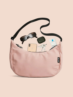 Ela Mo™ Moon Bag | Coated Edition Peach Blush