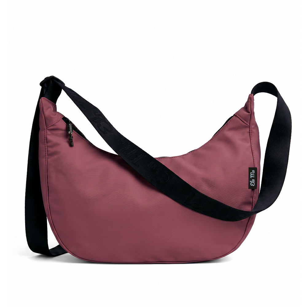 Ela Mo™ Moon Bag | Dark Berry (Coated)