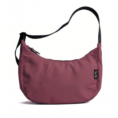 Ela Mo™ Moon Bag | Dark Berry (Coated)