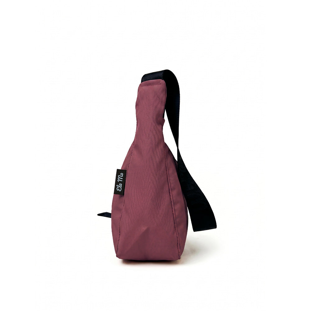 Ela Mo™ Moon Bag | Dark Berry (Coated)