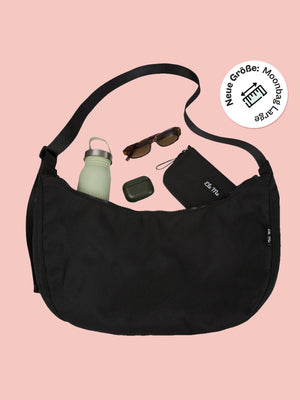 Ela Mo™ Moon Bag Large | Black