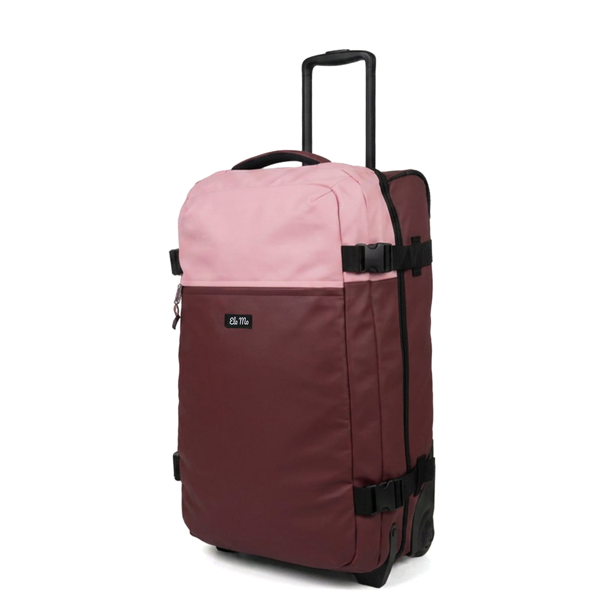 Ela Mo™ Reisetasche mit Rollen 78 Liter | Coated Edition Dark Berry