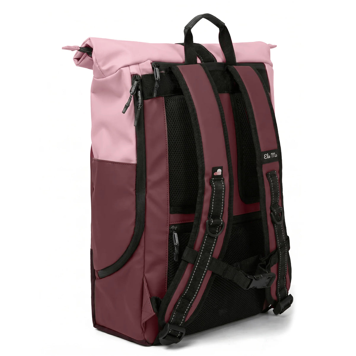Ela Mo™ Rolltop Rucksack | Coated Edition Dark Berry