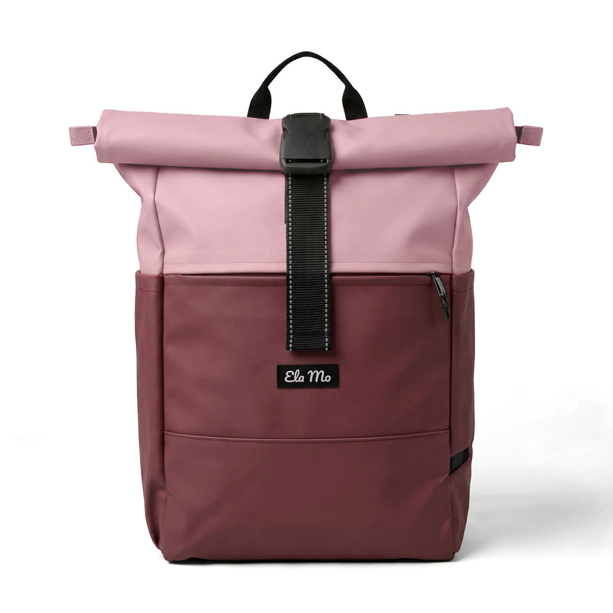 Ela Mo™ Rolltop Rucksack | Coated Edition Dark Berry