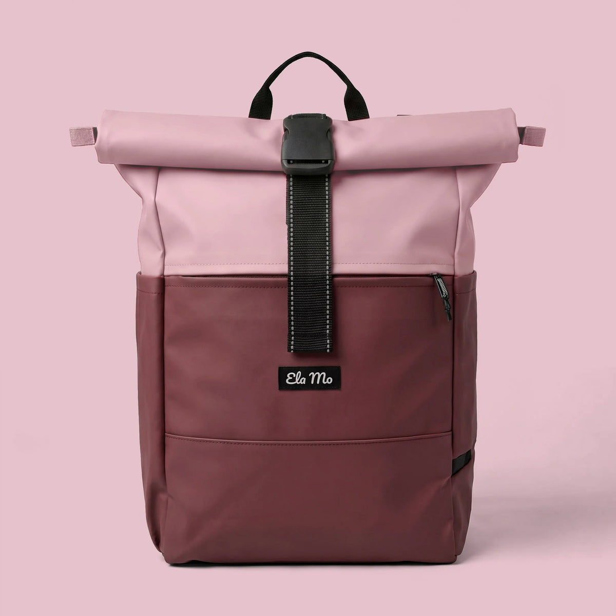 Ela Mo™ Rolltop Rucksack | Coated Edition Dark Berry