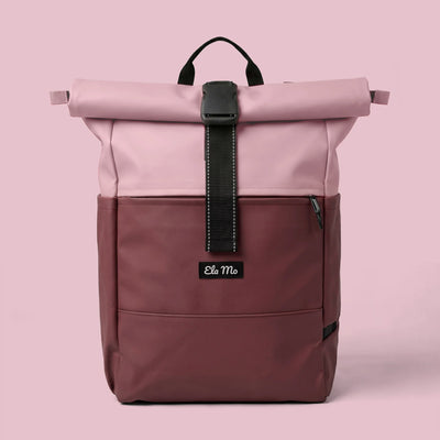 Ela Mo™ Rolltop Rucksack | Coated Edition Dark Berry