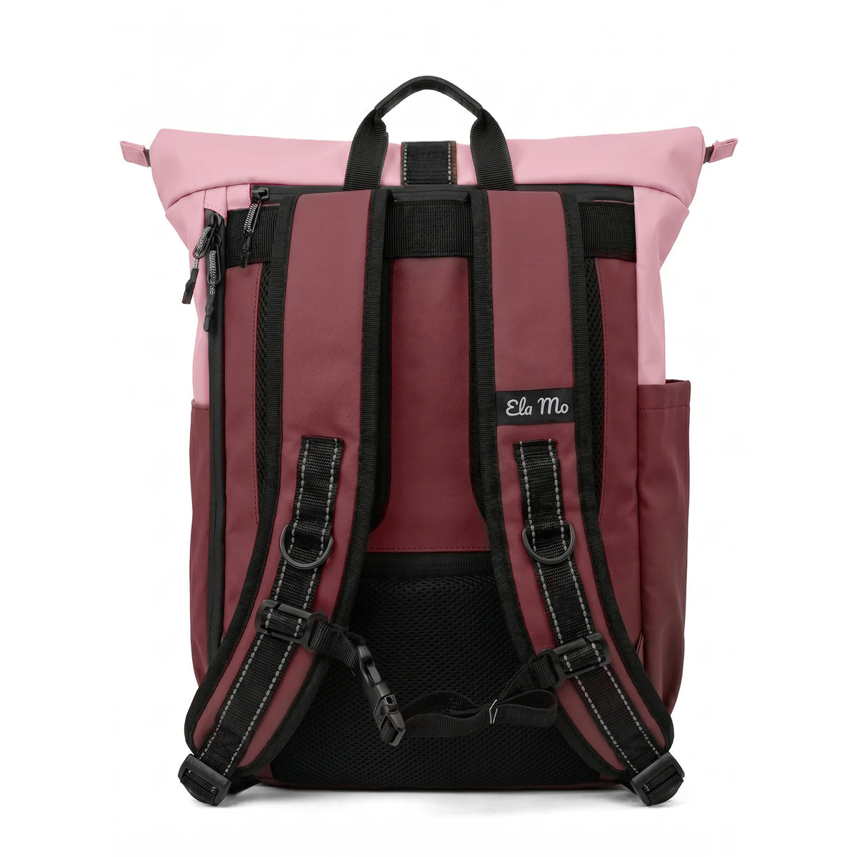 Ela Mo™ Rolltop Rucksack | Coated Edition Dark Berry