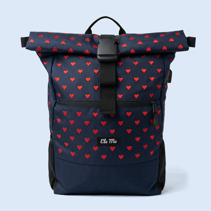 Ela Mo™ Rolltop Rucksack | Embroidery Edition Wild at Heart