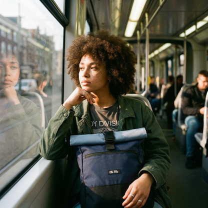 Ela Mo™ Rolltop Rucksack | Nightblue