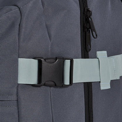 Ela Mo™ Reisetasche mit Rollen 78 Liter | Darkgrey Mint. Klickverschluss an der Seite für zusätzliche Sicherheit.