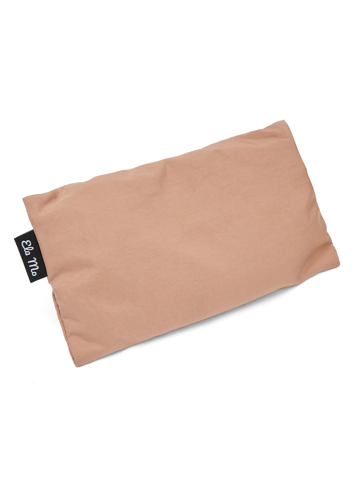 Ela Mo™ Stiftetasche | Cocoa. Rückseite der kleinen orangefarbene Stifttasche mit Reißverschluss.